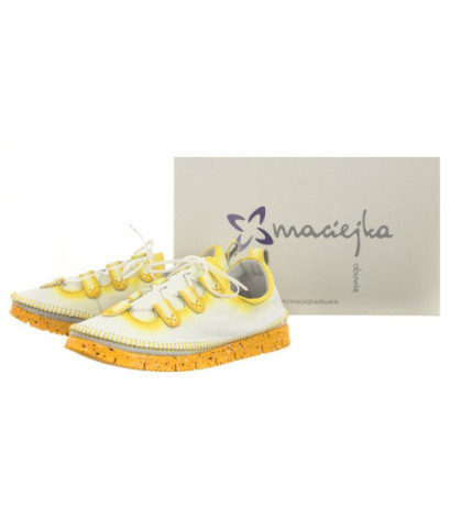 Maciejka Biały+Żółty 06385-07/00-1 (MA1160-b) kingad