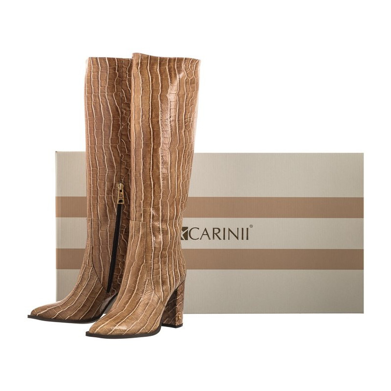 Carinii Beżowe B5967_-P13-000-000-D62 (CI753-a) kurpes