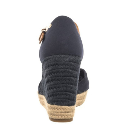 Tommy Hilfiger Basic Open Toe High Wedge Space Blue FW0FW04784 DW6 (TH1013-b) shoes