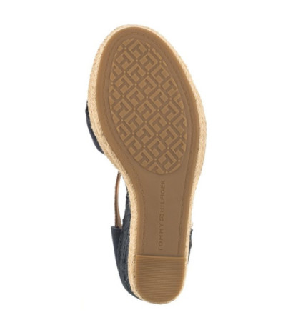 Tommy Hilfiger Basic Open Toe High Wedge Space Blue FW0FW04784 DW6 (TH1013-b) batai