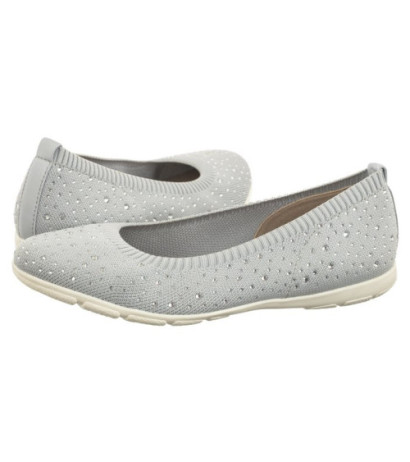 Caprice Szare 9-22107-42 270 LT. Grey Knit  (CP397-b) bateliai