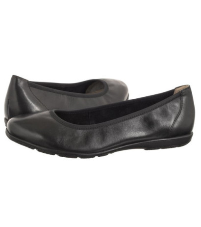 Caprice Czarne 9-22150-42 022 Black Nappa (CP398-a) ballerinas