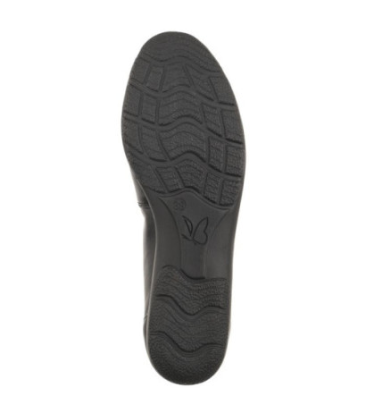Caprice Czarne 9-22150-42 022 Black Nappa (CP398-a) balerīnas