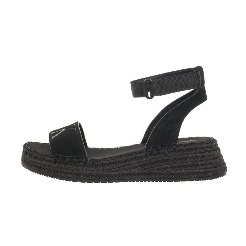 Calvin Klein Sporty Wedge Rope Su Con Black YW0YW00977 BDS (CK456-a) kurpes