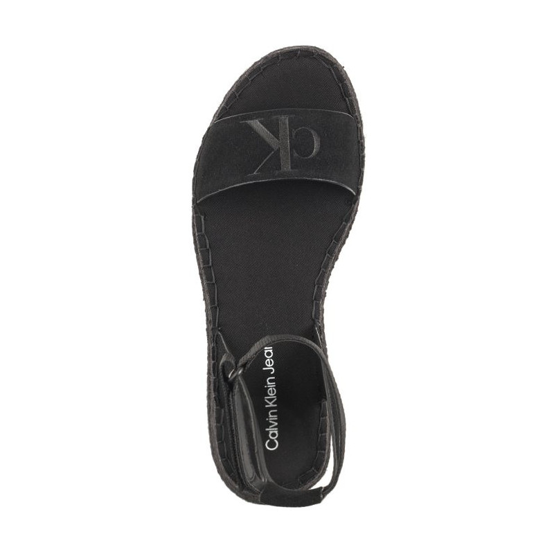 Calvin Klein Sporty Wedge Rope Su Con Black YW0YW00977 BDS (CK456-a) batai