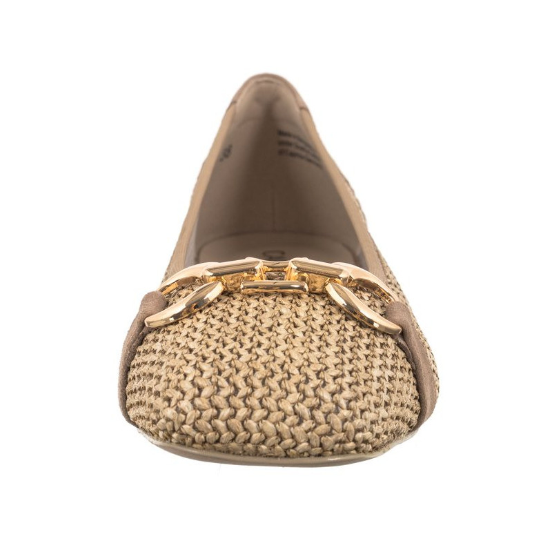 Caprice Beżowe 9-22503-42 311 Bark Comb (CP396-b) balerīnas