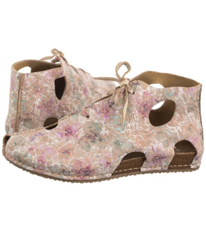 Maciejka Kwiaty Beżowe 03426-48/00-6 (MA1167-c) sandales