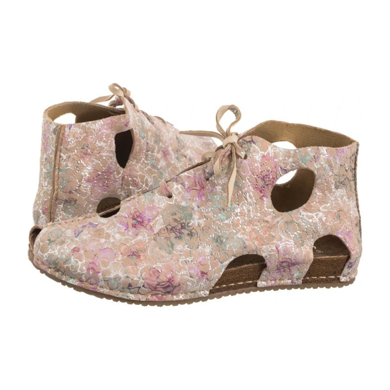 Maciejka Kwiaty Beżowe 03426-48/00-6 (MA1167-c) sandales