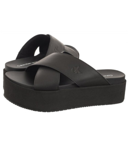 Calvin Klein Flatform Cross MG UC Triple Black YW0YW01349 0GT (CK466-a) kingad