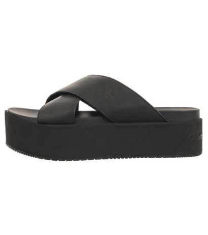 Calvin Klein Flatform Cross MG UC Triple Black YW0YW01349 0GT (CK466-a) bateliai