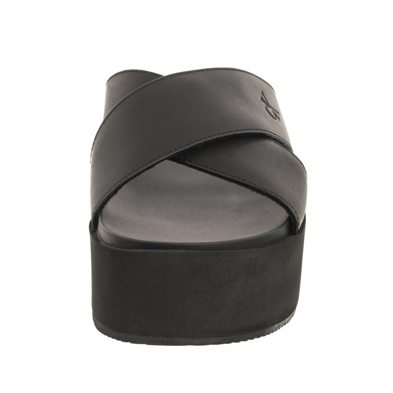 Calvin Klein Flatform Cross MG UC Triple Black YW0YW01349 0GT (CK466-a) kurpes