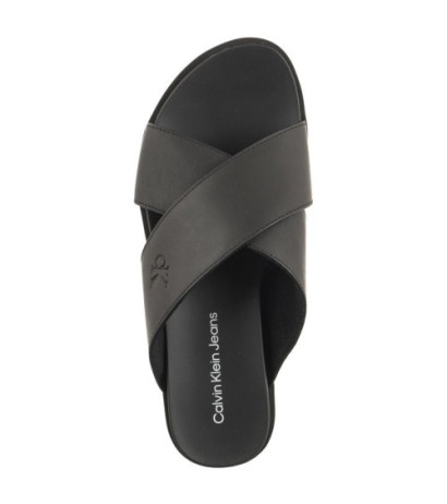 Calvin Klein Flatform Cross MG UC Triple Black YW0YW01349 0GT (CK466-a) bateliai