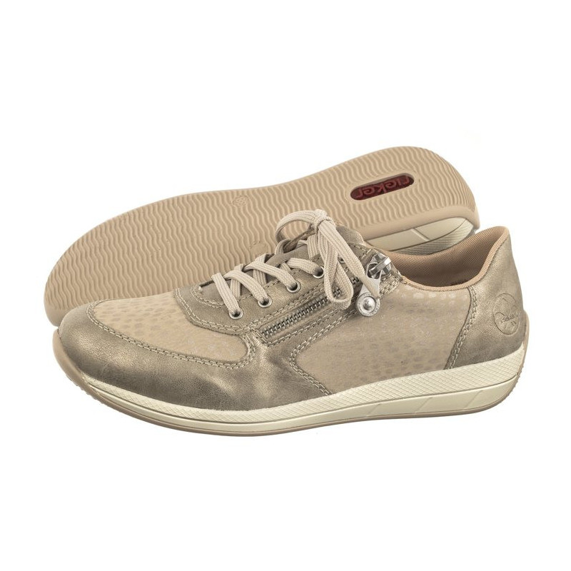 Rieker Beżowe N1112-60 Beige (RI148-a) kingad