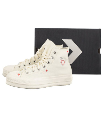 Converse CTAS Lift Hi Egret/Fever Dream/Egret A09114C (CO652-a) bateliai