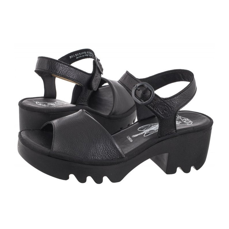 FLY London Tull Mousse Black/Black P501503000 (FL403-a) bateliai