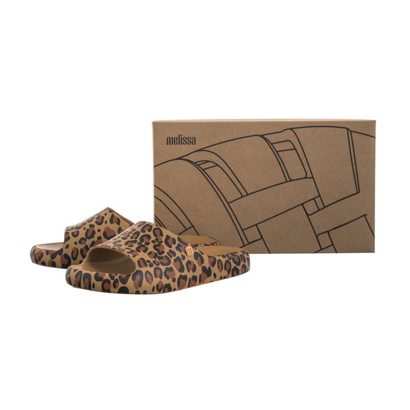 Melissa Free Print Slide AD 33973/AQ618 Beige/Brown/Black (ML312-a) Sieviešu apavi/Flip Flops