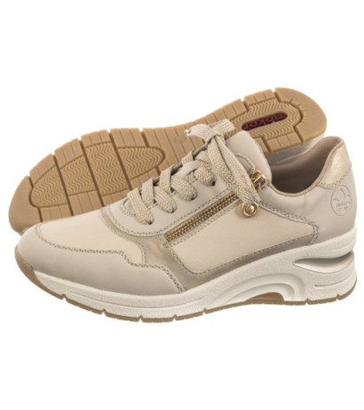 Rieker Beżowe N9301-60 Beige (RI155-a) sporta apavi