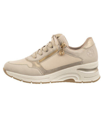 Rieker Beżowe N9301-60 Beige (RI155-a) sporta apavi