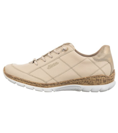 Rieker Beżowe N4268-60 Beige (RI156-a) kurpes