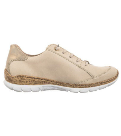 Rieker Beżowe N4268-60 Beige (RI156-a) kurpes
