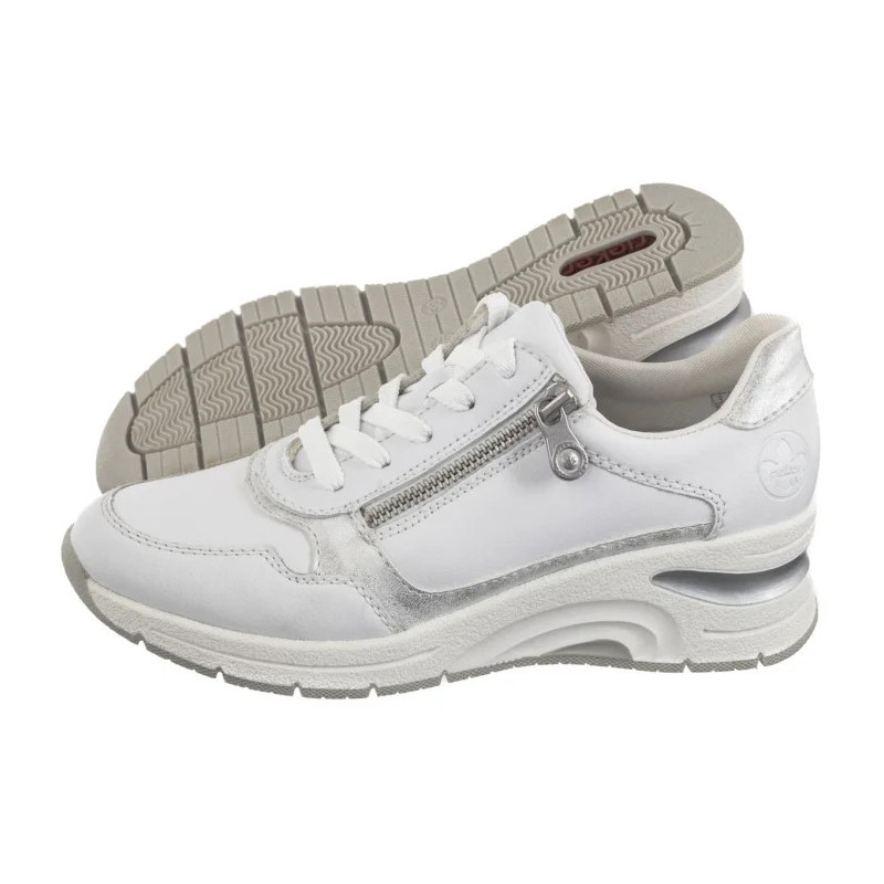 Rieker Białe N9301-80 White (RI155-b) sporta apavi