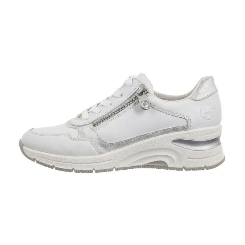 Rieker Białe N9301-80 White (RI155-b) sportiniai bateliai