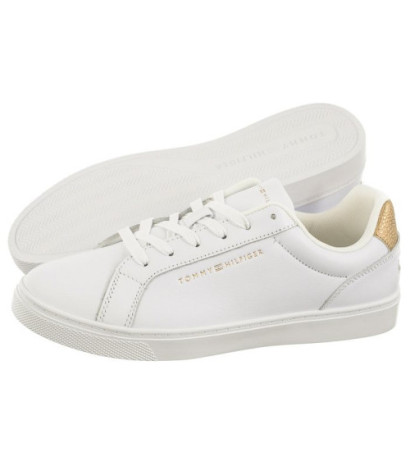 Tommy Hilfiger Essential Cupsole Sneaker White/Gold FW0FW07908 0K6 (TH1056-a) sportiniai bateliai