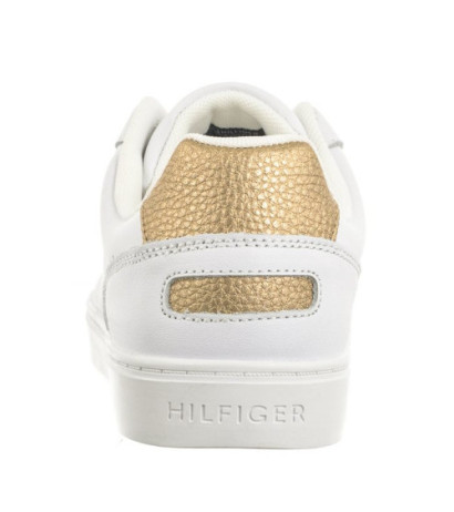 Tommy Hilfiger Essential Cupsole Sneaker White/Gold FW0FW07908 0K6 (TH1056-a) sports Shoes