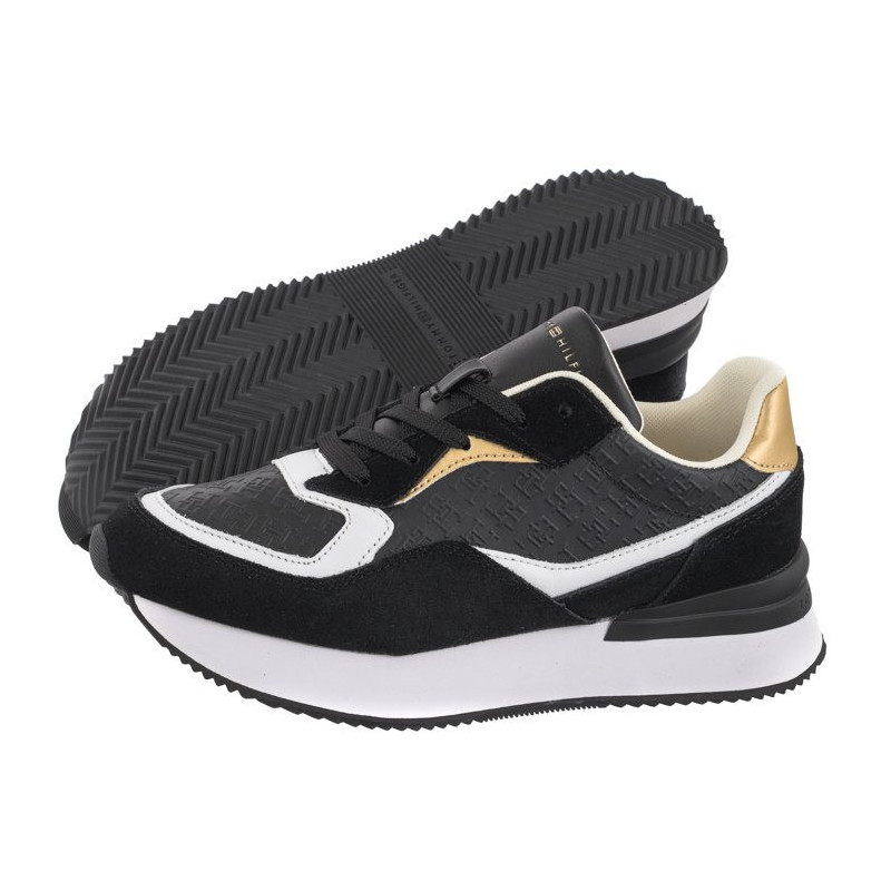 Tommy Hilfiger Lux Monogram Runner Black FW0FW07816 BDS (TH1062-a) bateliai
