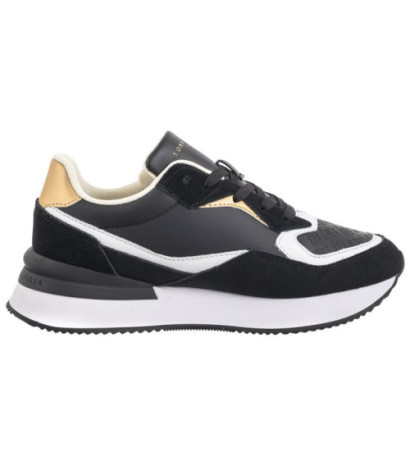 Tommy Hilfiger Lux Monogram Runner Black FW0FW07816 BDS (TH1062-a) shoes