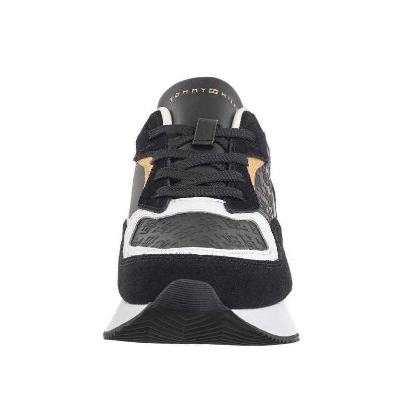 Tommy Hilfiger Lux Monogram Runner Black FW0FW07816 BDS (TH1062-a) shoes