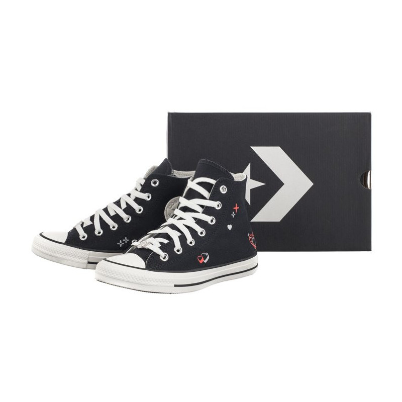 Converse CTAS Hi Black/Vintage White A09116C (CO658-a) bateliai
