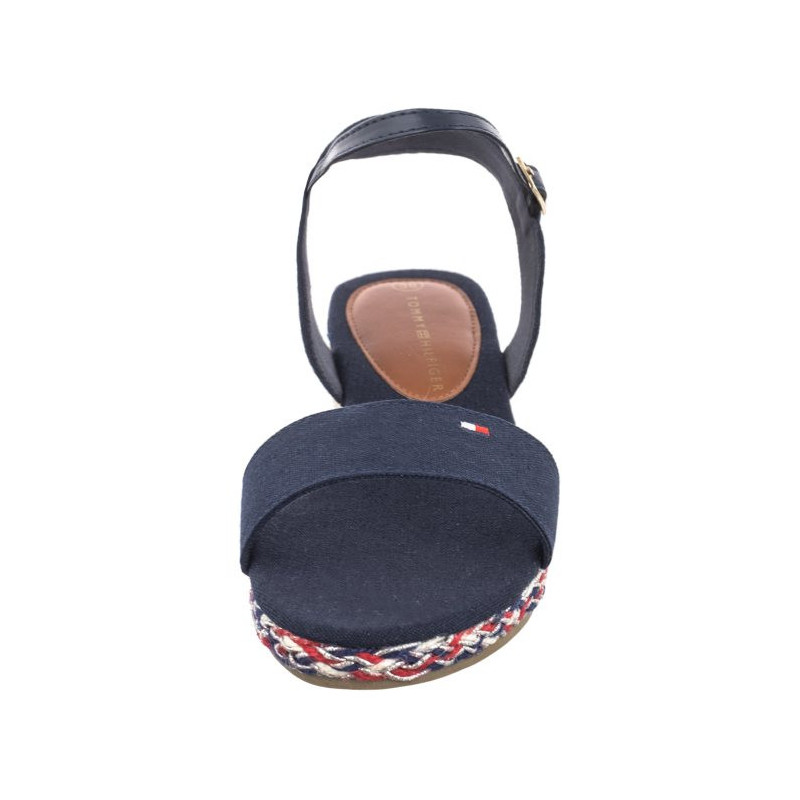 Tommy Hilfiger Rope Wedge Sandal T3A7-33283-1703 800 Blue (TH1077-a) shoes