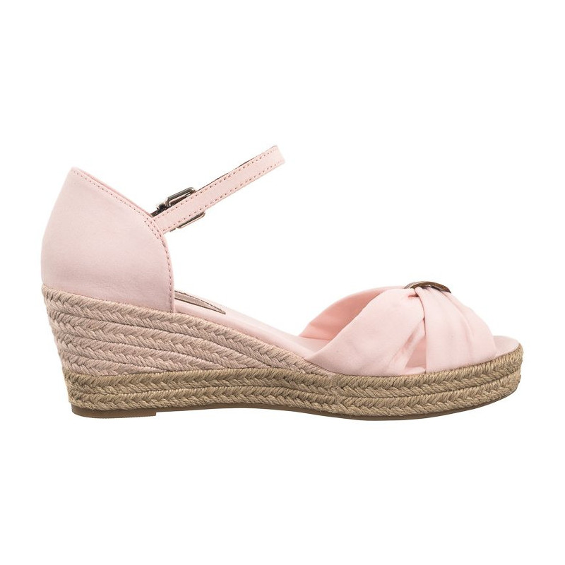 Tommy Hilfiger Basic Open Toe Mid Wedge Whimsy Pink FW0FW04785 TJQ (TH1078-b) kurpes