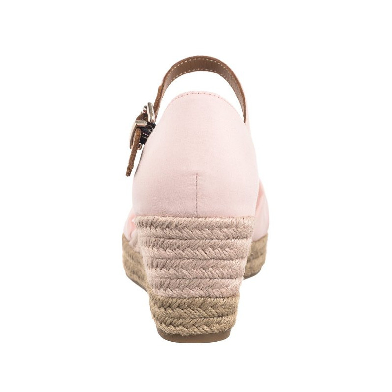 Tommy Hilfiger Basic Open Toe Mid Wedge Whimsy Pink FW0FW04785 TJQ (TH1078-b) kurpes