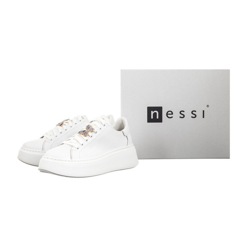 Nessi Białe 24580OZ (NE369-a) kurpes