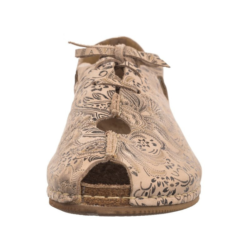 Maciejka Beżowe/Złote 06431-02/00-6 (MA1178-c) kurpes