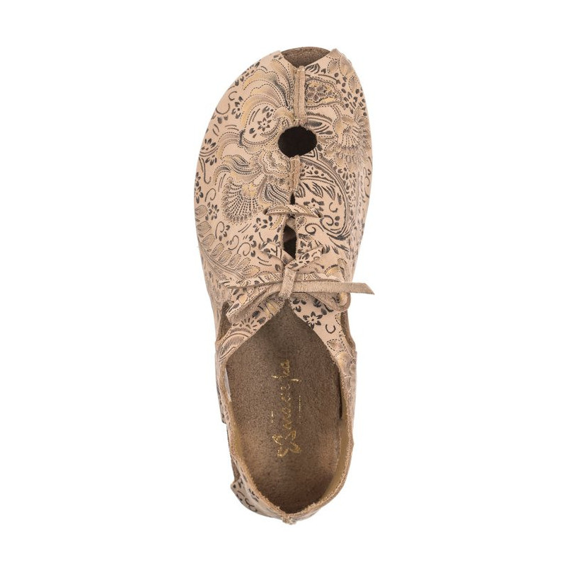 Maciejka Beżowe/Złote 06431-02/00-6 (MA1178-c) kurpes