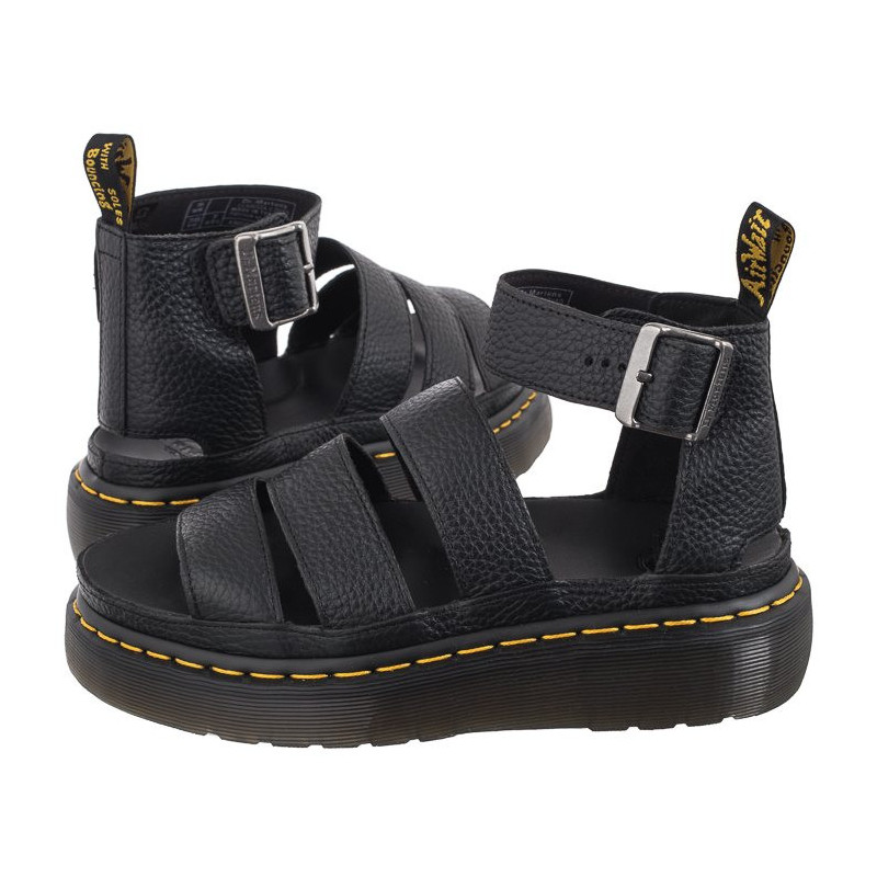 Dr. Martens Clarissa II Quad Milled Nappa Black 24476001 (DR79-a) bateliai