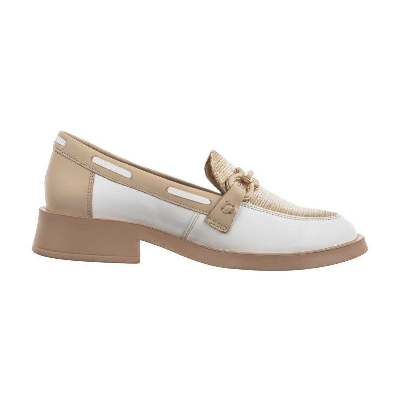 Maciejka Białe/Beżowe 06493-11/00-5 (MA1188-a) shoes