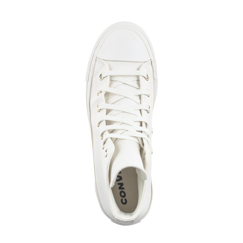 Converse CTAS Lift Hi Vintage White/Egret/Gold A03719C (CO664-a) apavi