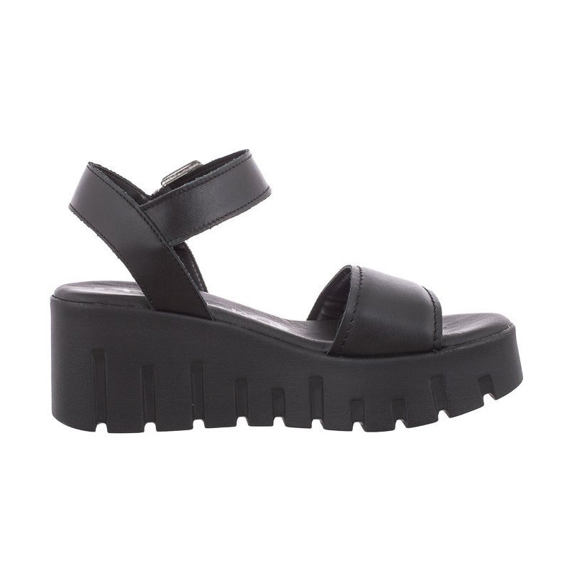 Tamaris Czarne 1-28712-42 003 Black Leather (TM481-a) kurpes