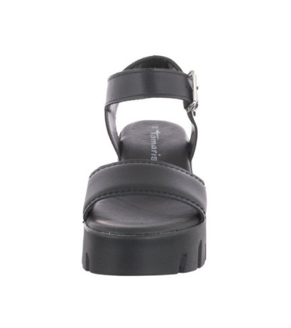 Tamaris Czarne 1-28712-42 003 Black Leather (TM481-a) kurpes