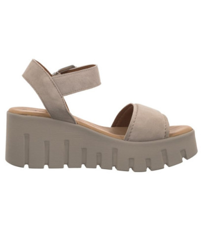 Tamaris Beżowe 1-28712-42 378 Taupe Suede (TM481-b) shoes