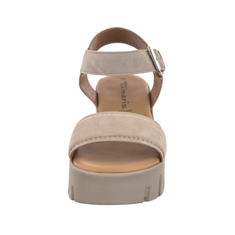 Tamaris Beżowe 1-28712-42 378 Taupe Suede (TM481-b) kurpes
