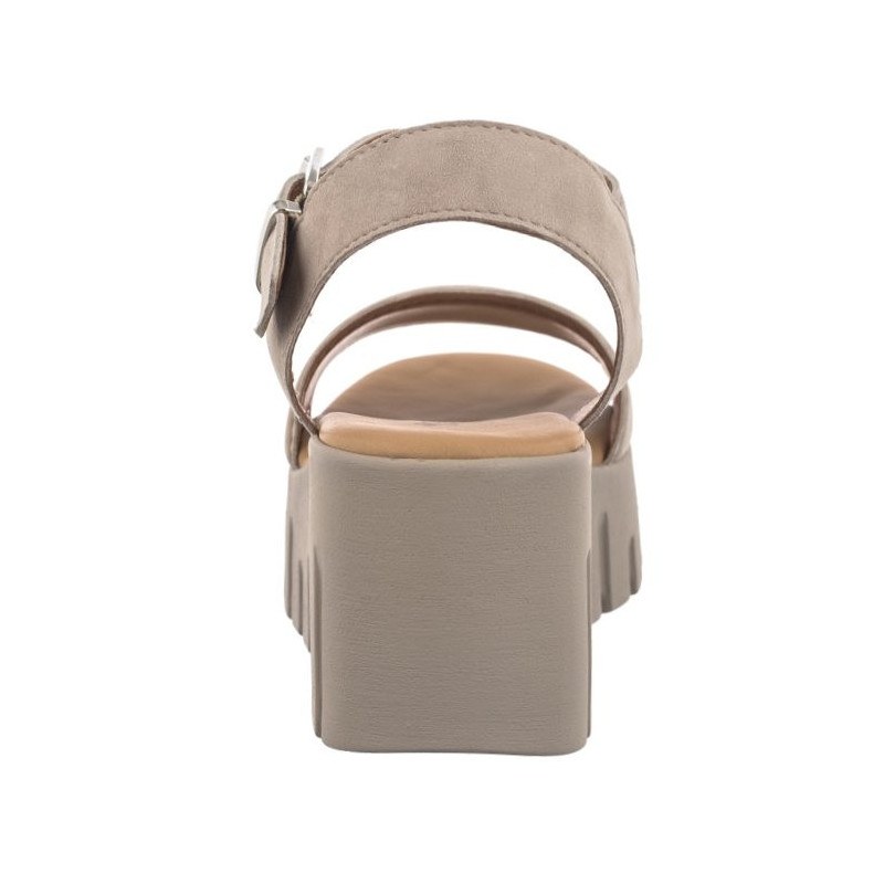 Tamaris Beżowe 1-28712-42 378 Taupe Suede (TM481-b) kurpes