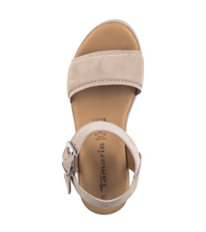 Tamaris Beżowe 1-28712-42 378 Taupe Suede (TM481-b) kurpes