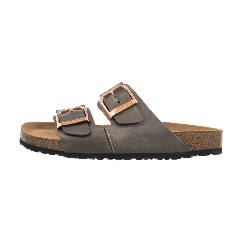 Tamaris Brązowe 1-27503-42 214 Anthracite (TM483-b) Women's Shoes/Flip Flops