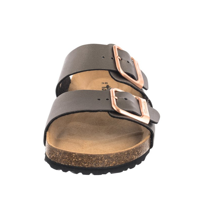 Tamaris Brązowe 1-27503-42 214 Anthracite (TM483-b) Moteriški batai/šlepetės