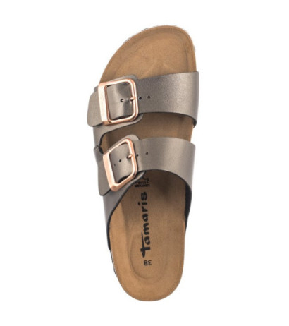 Tamaris Brązowe 1-27503-42 214 Anthracite (TM483-b) Moteriški batai/šlepetės